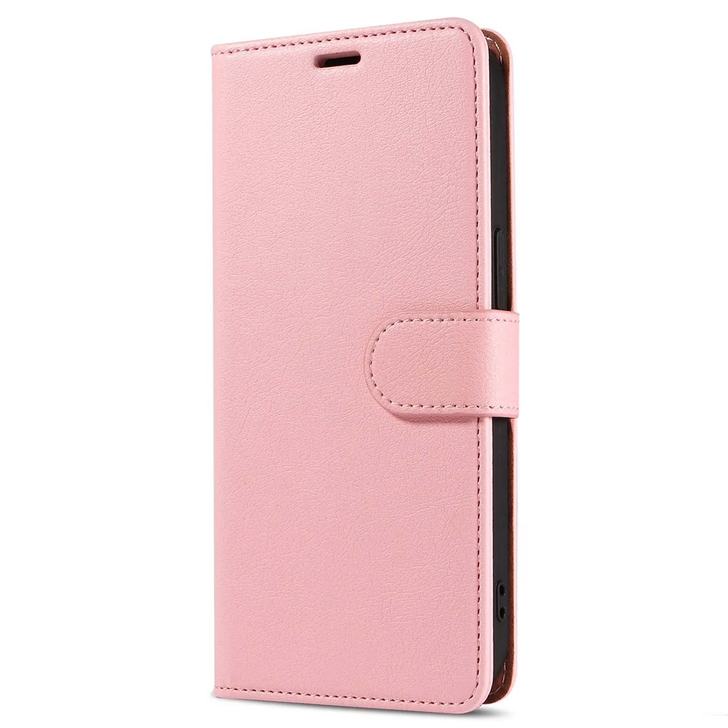 001 For iPhone 15 Pro RFID Blocking Wallet  Magnetic Closure Phone Case PU Leather Stand Cover