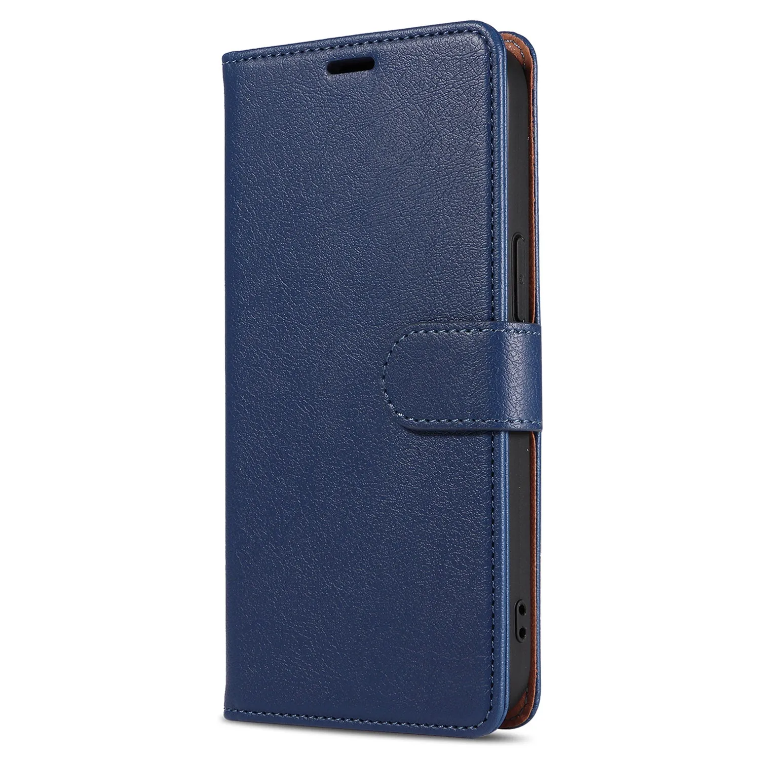 001 For iPhone 15 Pro RFID Blocking Wallet  Magnetic Closure Phone Case PU Leather Stand Cover