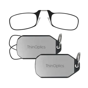 2-Pack Readers   Silver Keychain