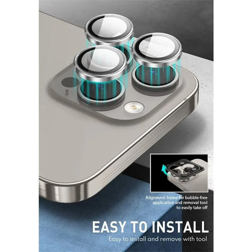 Anti-scratch Ultra-thin 9h Tempered Glass Camera Lens Protector for Iphone 15 Pro