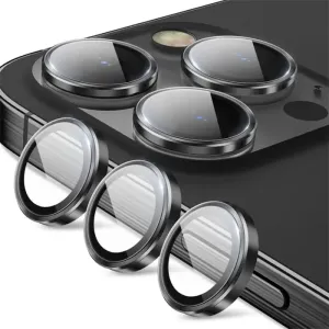 Anti-scratch Ultra-thin 9h Tempered Glass Camera Lens Protector for Iphone 15 Pro