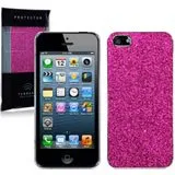 Apple iPhone 5 Pink Glitter Back Cover