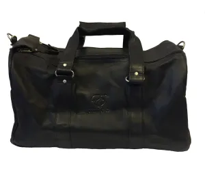 Black Leather Duffle