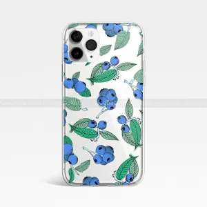 Blueberry Silicone Phone Cover