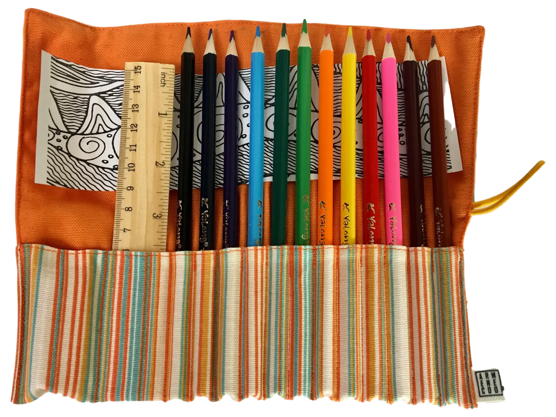 Canvas Pencil Cases "Striped"