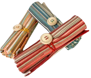 Canvas Pencil Cases "Striped"