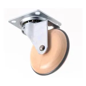 Contemporary Wood Wheel Caster