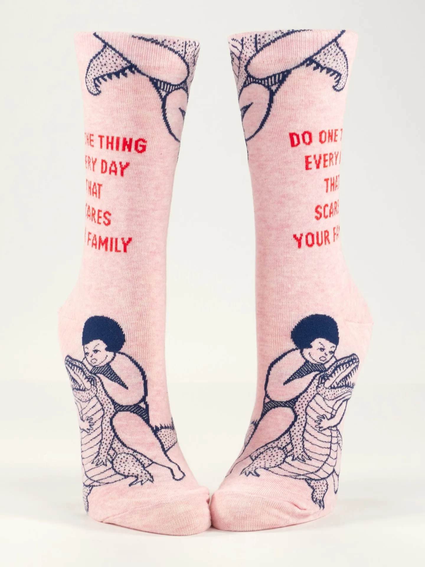 Do One Thing Every Day That Scares Your Family W-Crew Socks