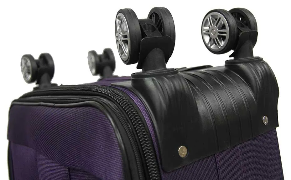 Economical Softside Expandable Luggage with Double Caster Wheels