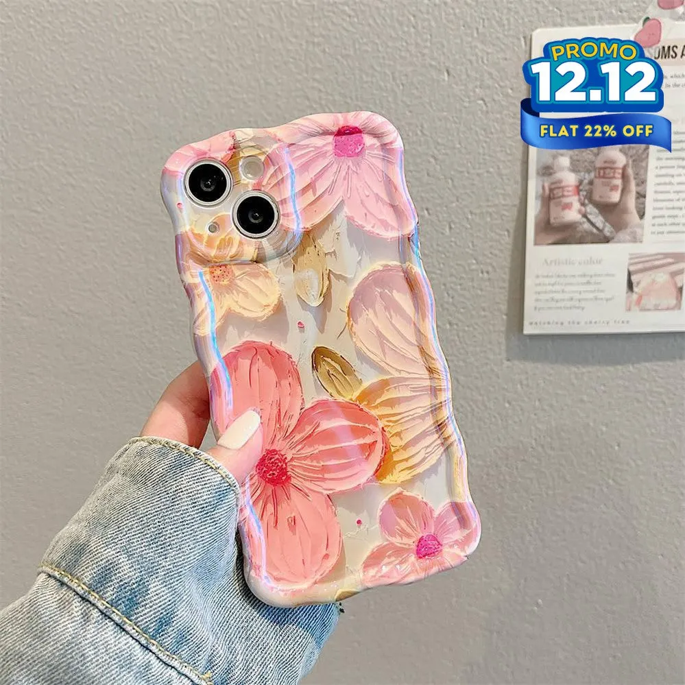 Glossy Flower iPhone Case