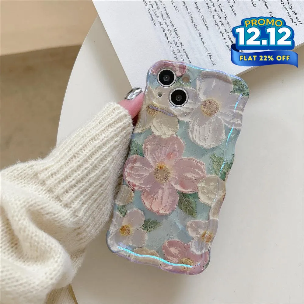 Glossy Flower iPhone Case