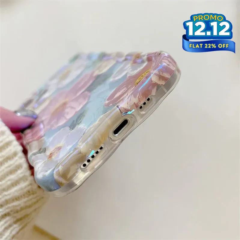 Glossy Flower iPhone Case