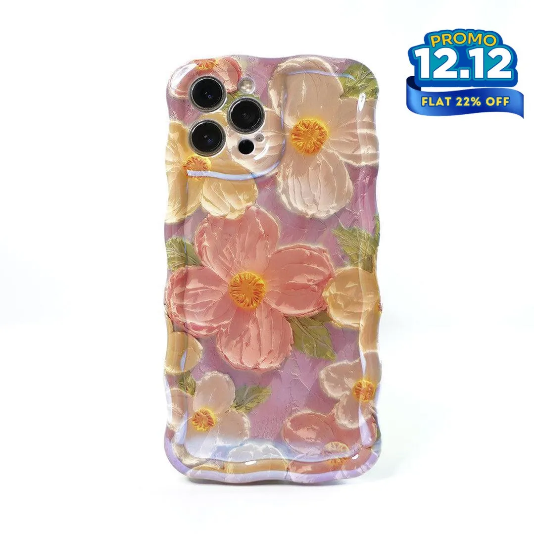 Glossy Flower iPhone Case