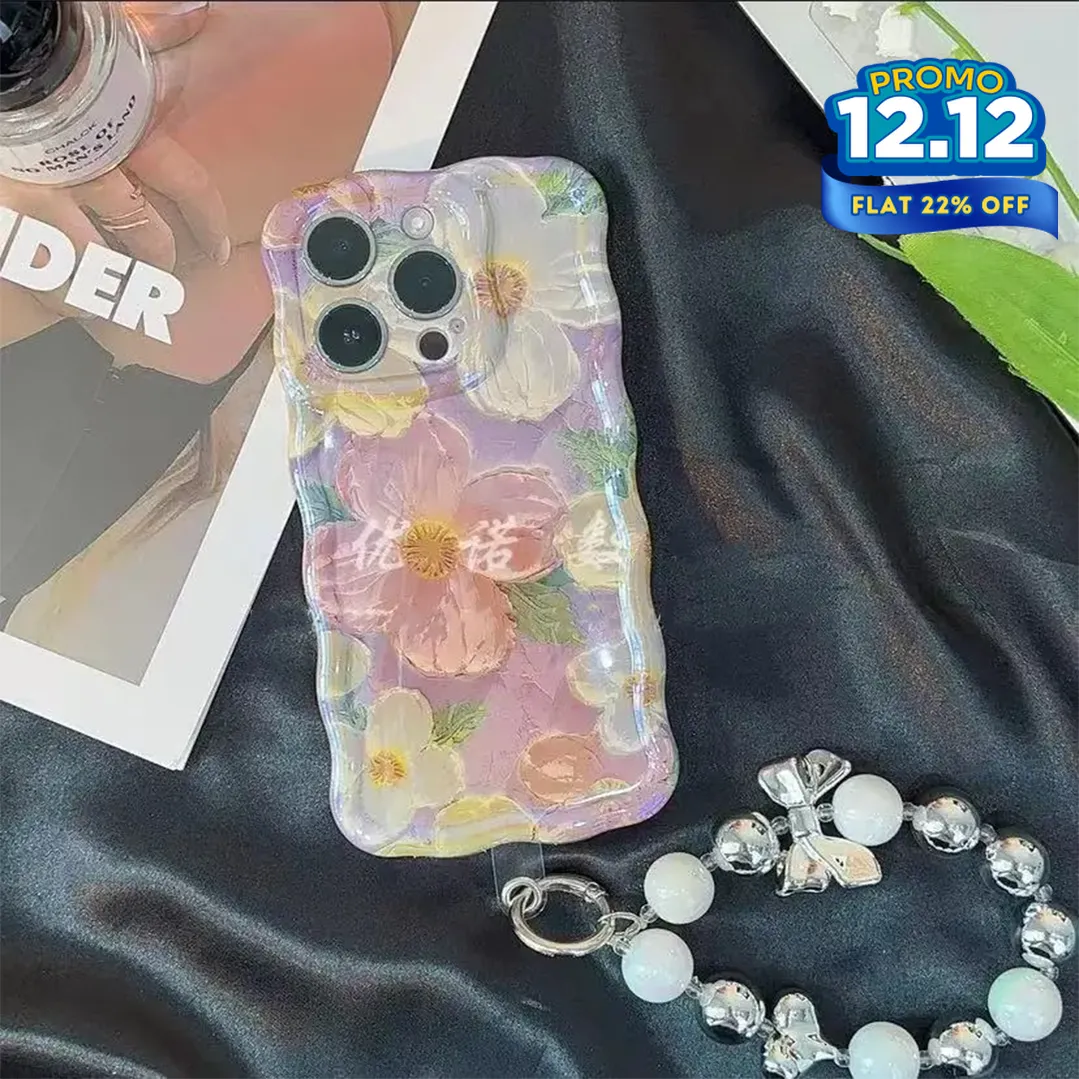 Glossy Flower iPhone Case
