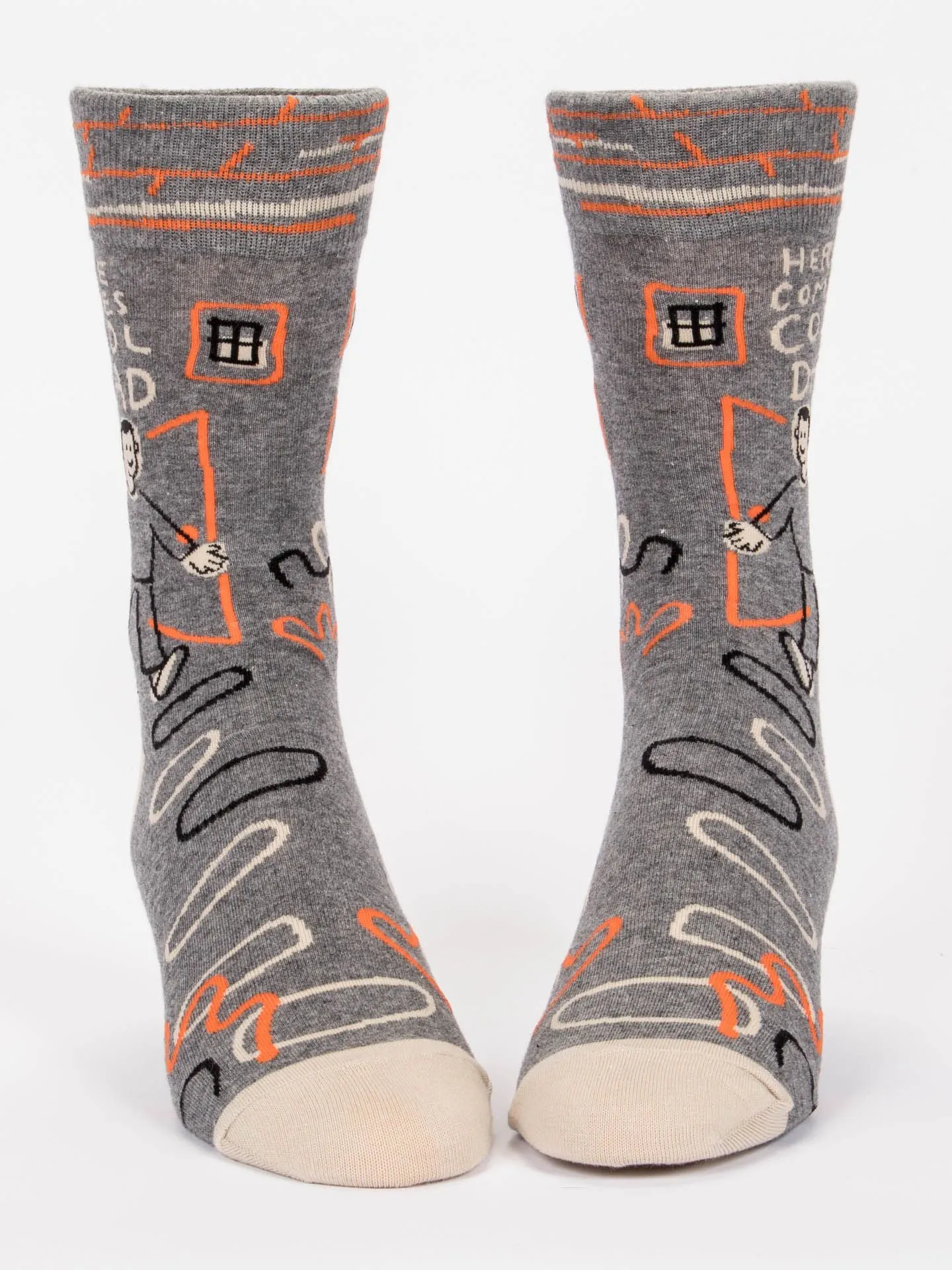 Here Comes Cool Dad M-Crew Socks