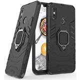 iPhone 7 Defender Armor Rugged Case with Ring Holder - Black