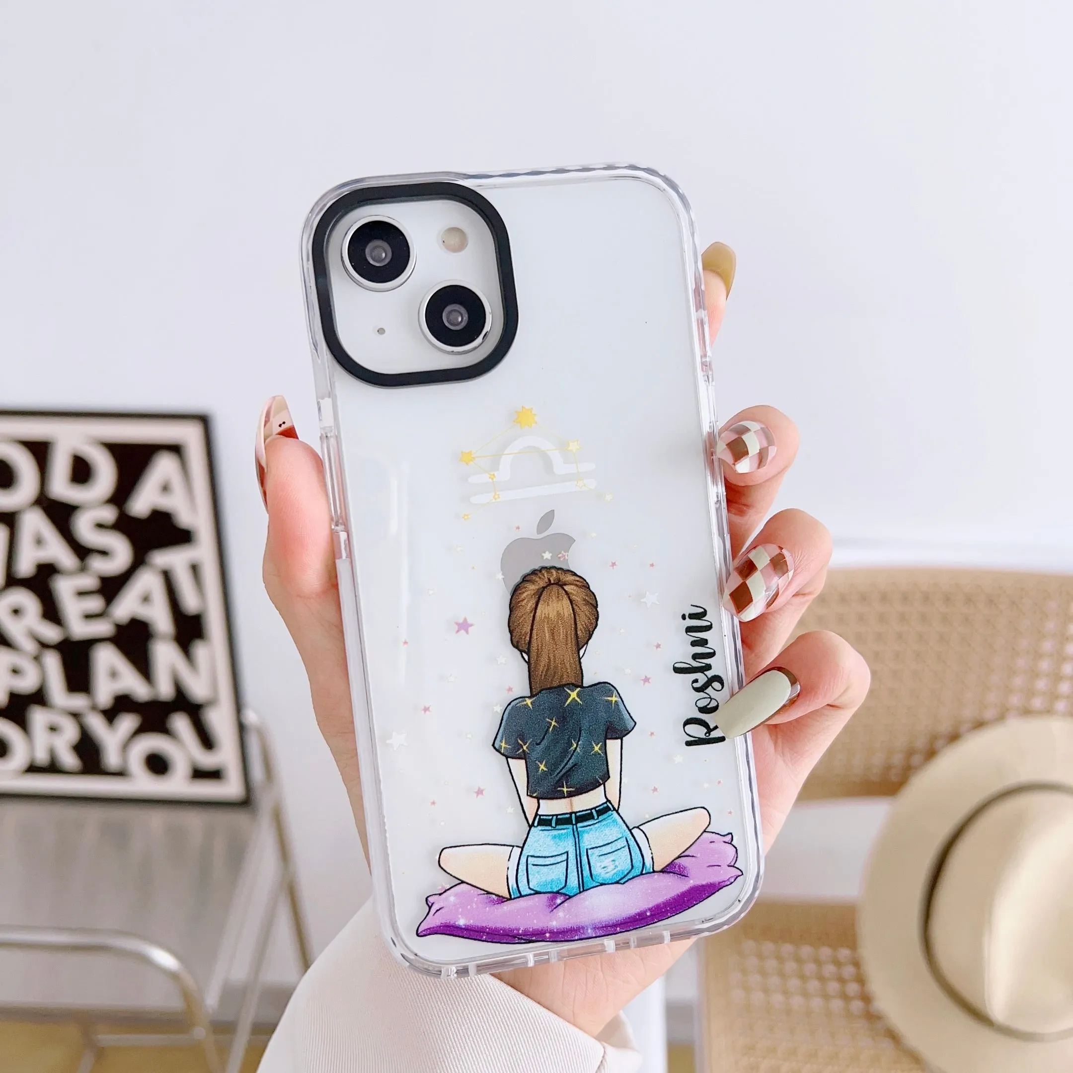 iPhone Impact Proof Customised Silicon Case ( Sun Signs )