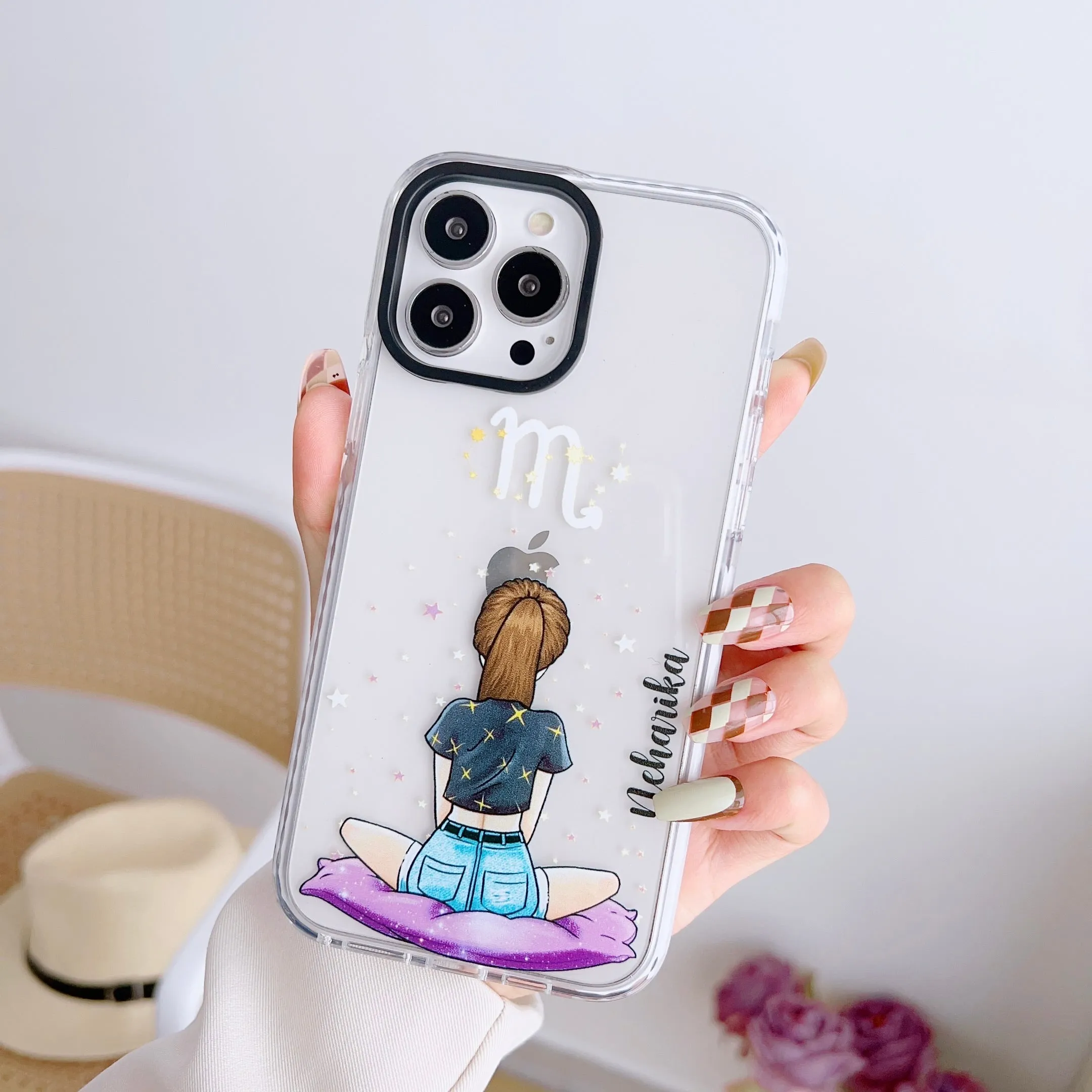 iPhone Impact Proof Customised Silicon Case ( Sun Signs )