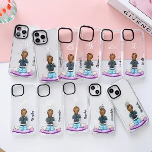 iPhone Impact Proof Customised Silicon Case ( Sun Signs )