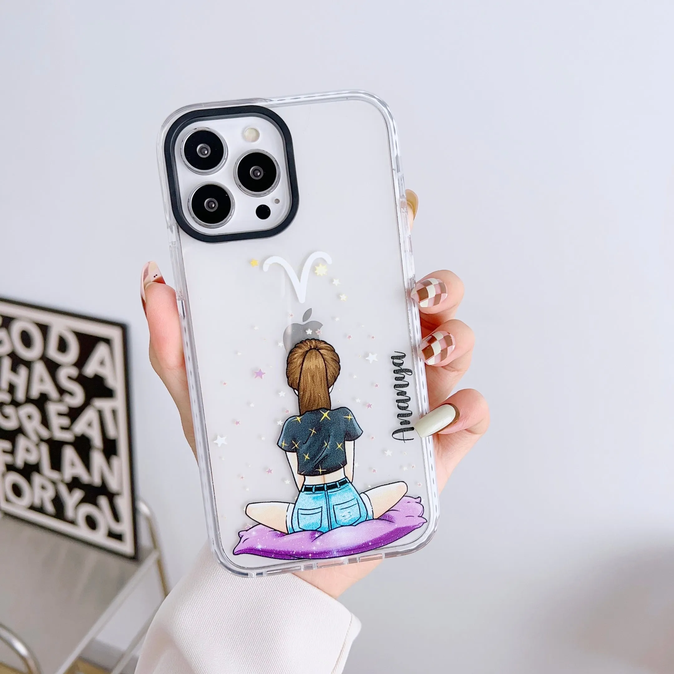 iPhone Impact Proof Customised Silicon Case ( Sun Signs )