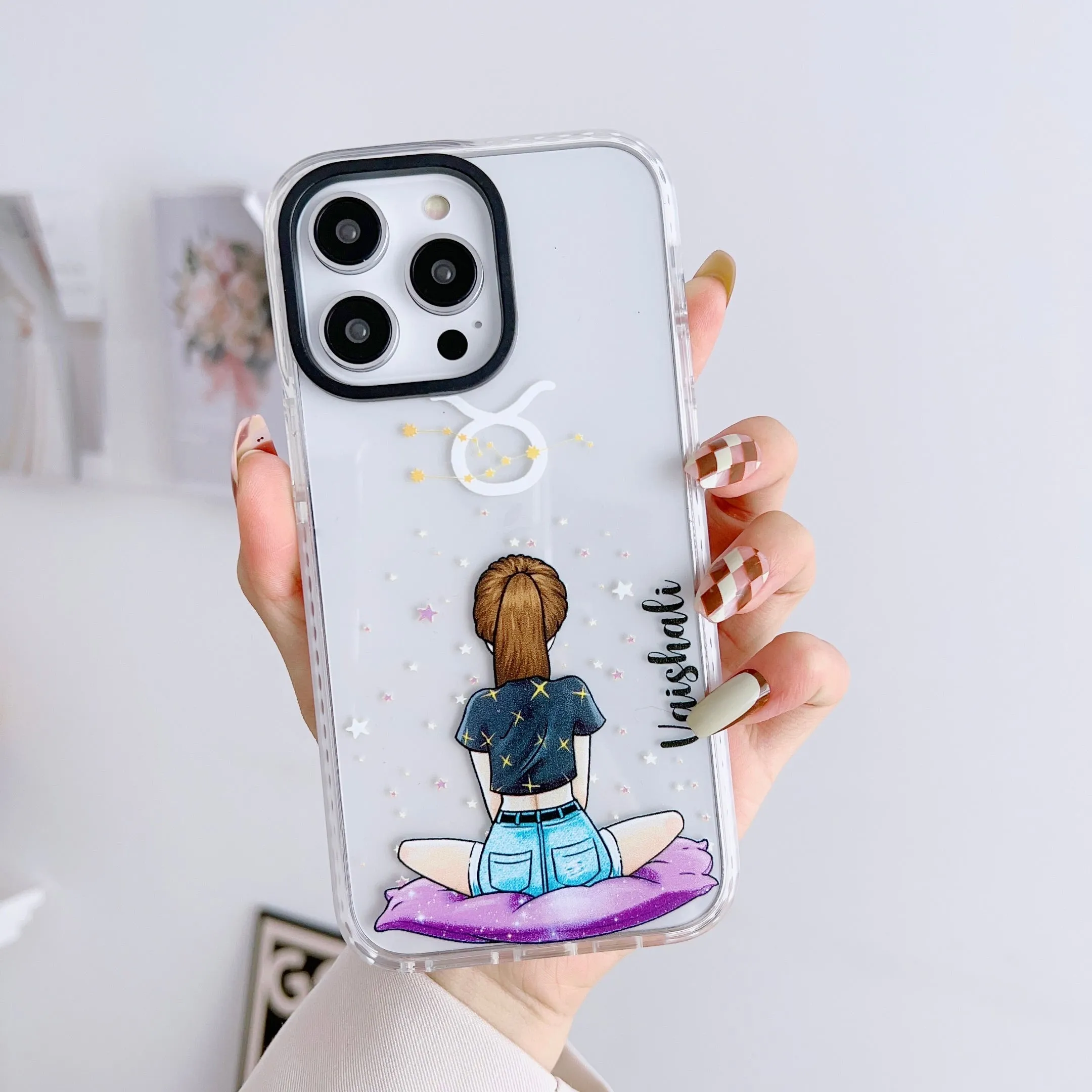iPhone Impact Proof Customised Silicon Case ( Sun Signs )