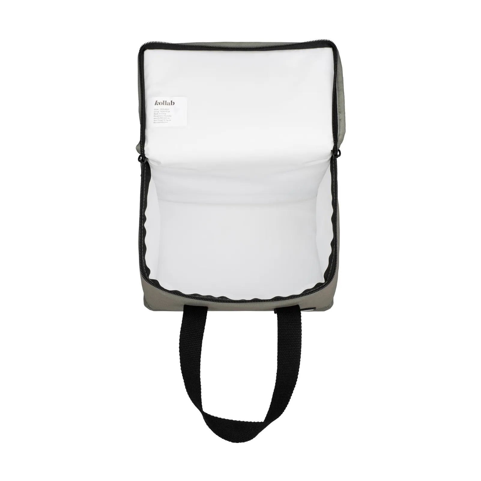Kollab Insulated Lunch Bag - Khaki Black