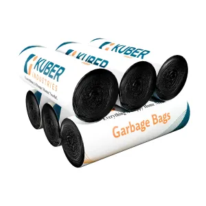 Kuber Industries (Large) Eco - Friendly Dustbin Bags - (90 Pcs) Leakproof | Odour Free | Strong Garbage Bags - For Trash And Waste - Dustbin Covers For Home And Office (30 x 24 Inches) (Black)