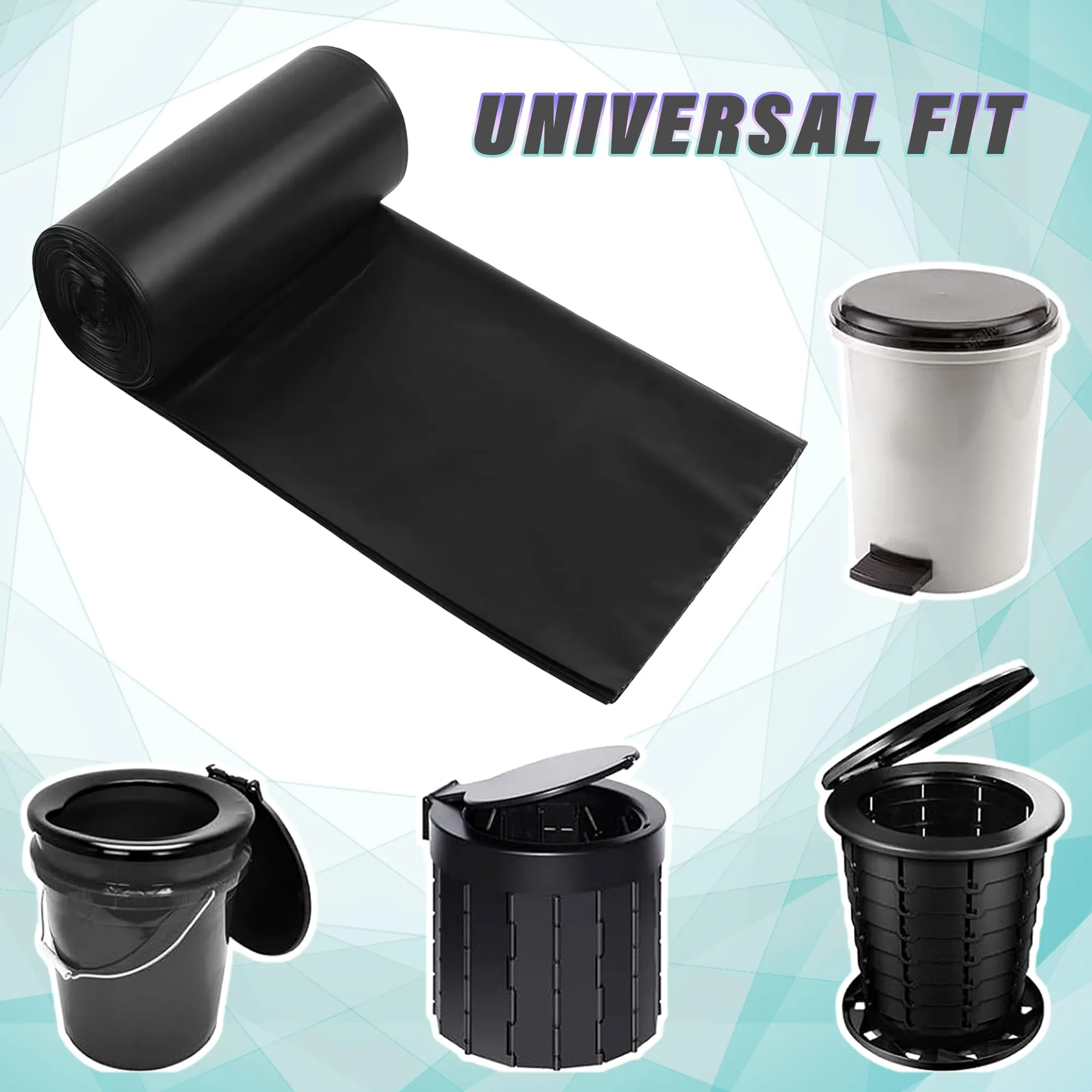 Kuber Industries (Large) Eco - Friendly Dustbin Bags - (90 Pcs) Leakproof | Odour Free | Strong Garbage Bags - For Trash And Waste - Dustbin Covers For Home And Office (30 x 24 Inches) (Black)