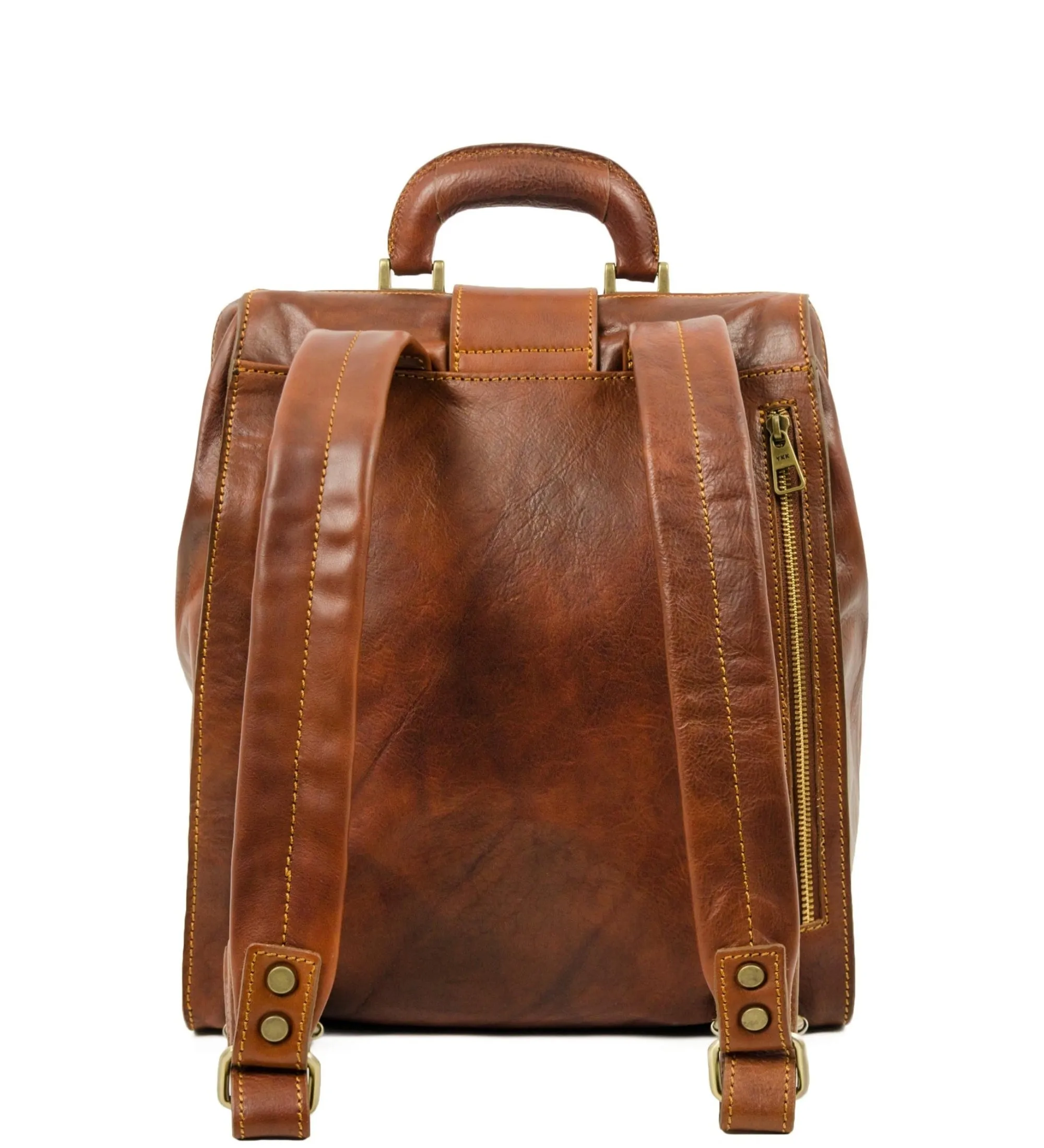 Leather Backpack - A Brief Story of Time