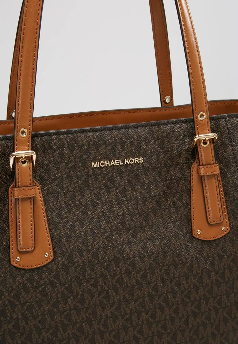 Michael Kors Voyager Signature Tote, brown