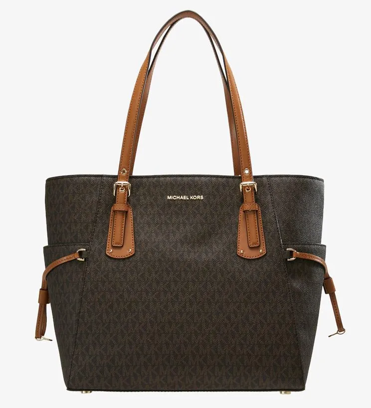 Michael Kors Voyager Signature Tote, brown