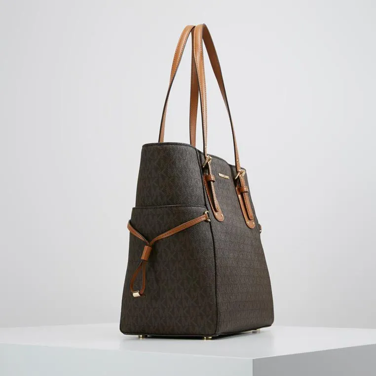 Michael Kors Voyager Signature Tote, brown