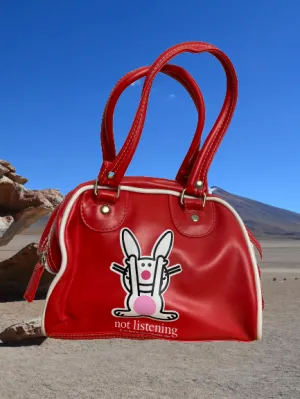 Not Listening Red Jim Benton Purse
