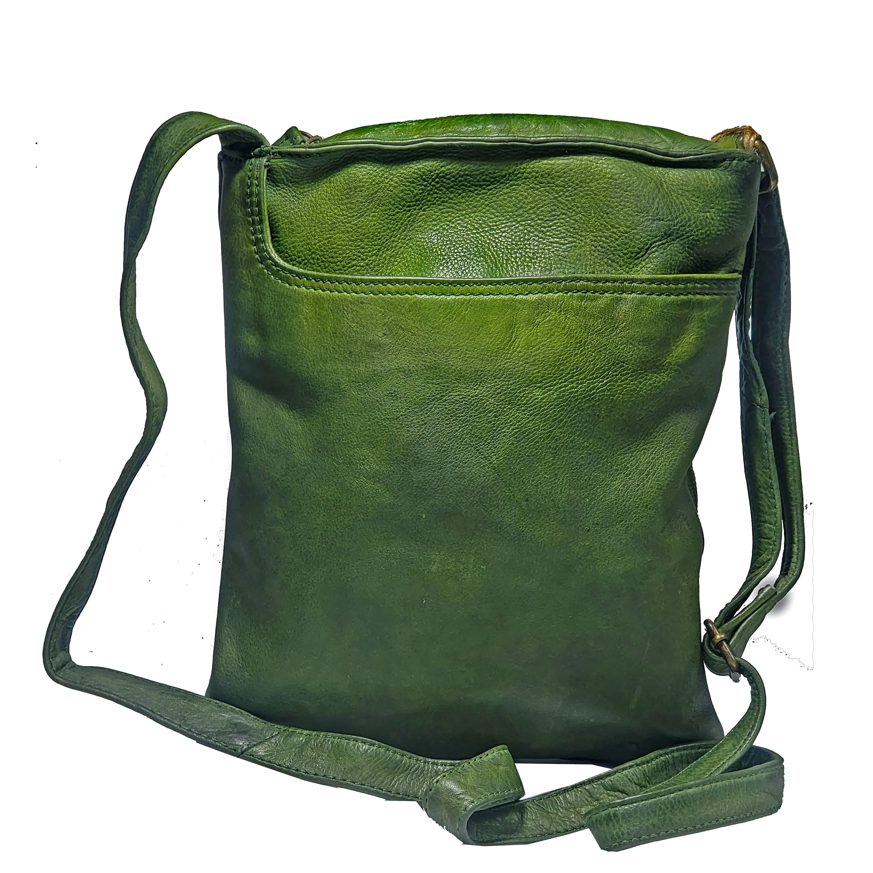 OSCAR WASHED - Luxury Washed Cross Body Leather Bag (Washed Leigh) NEW