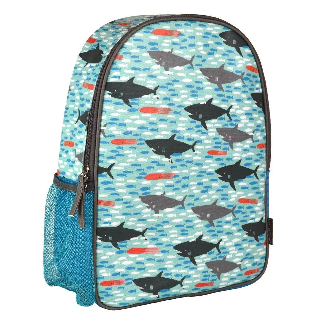 Petit Collage Eco Friendly Backpack - Sharks