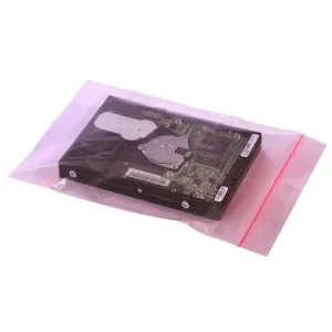 Pink Anti Static Reclosable ESD Bags 8 x 8 x 4 mil