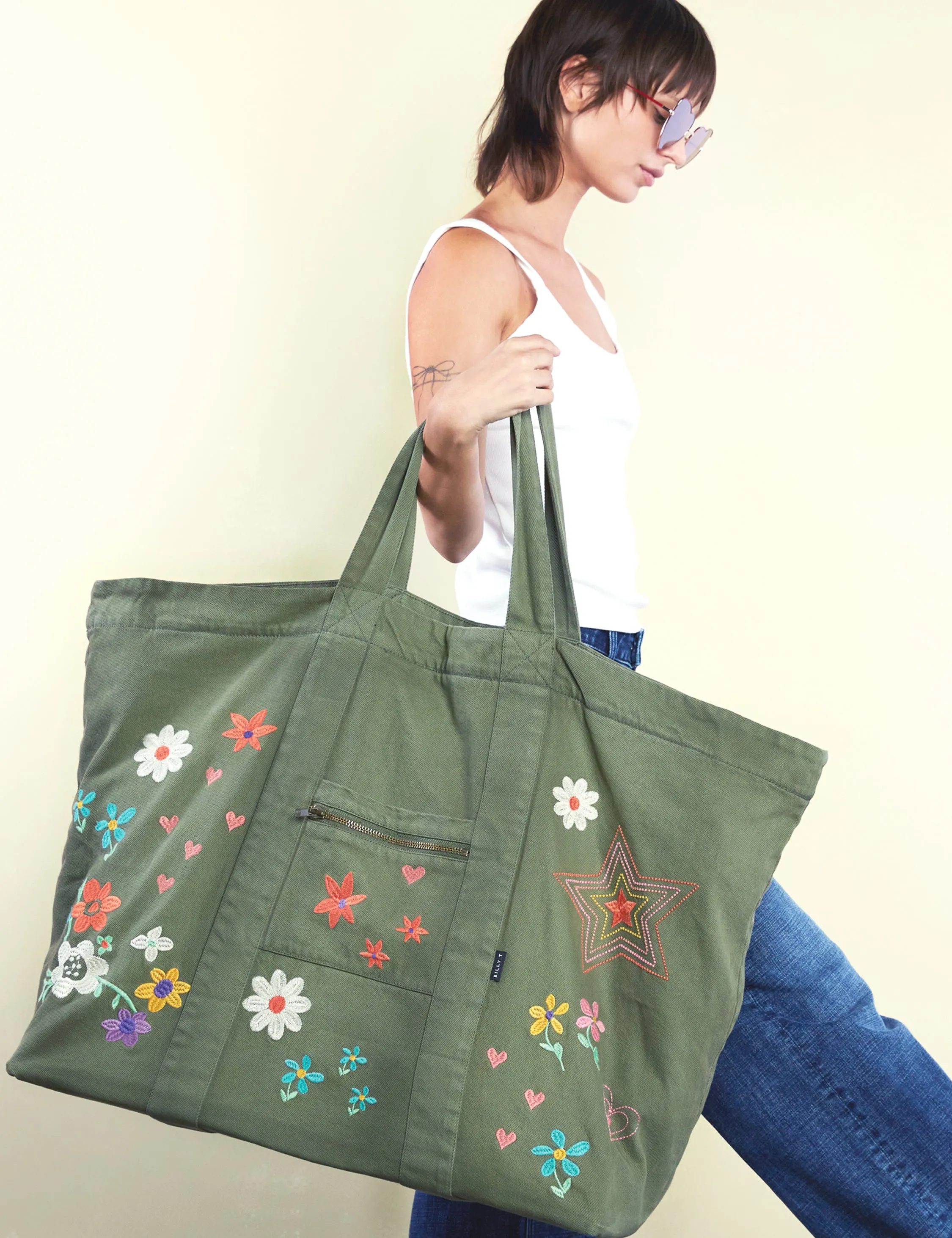 Really Big Green Tote Bag