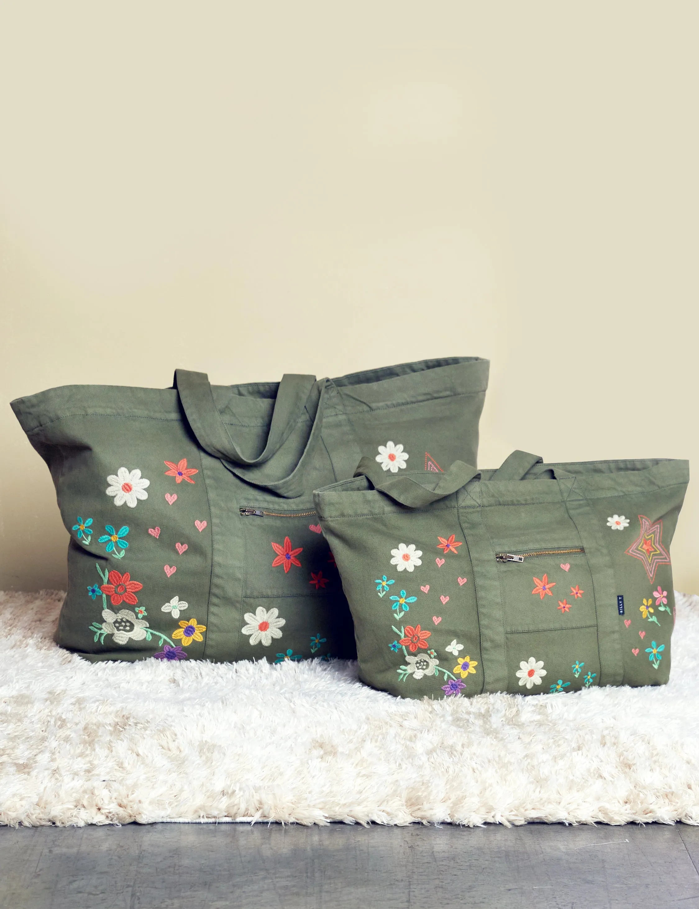 Really Big Green Tote Bag