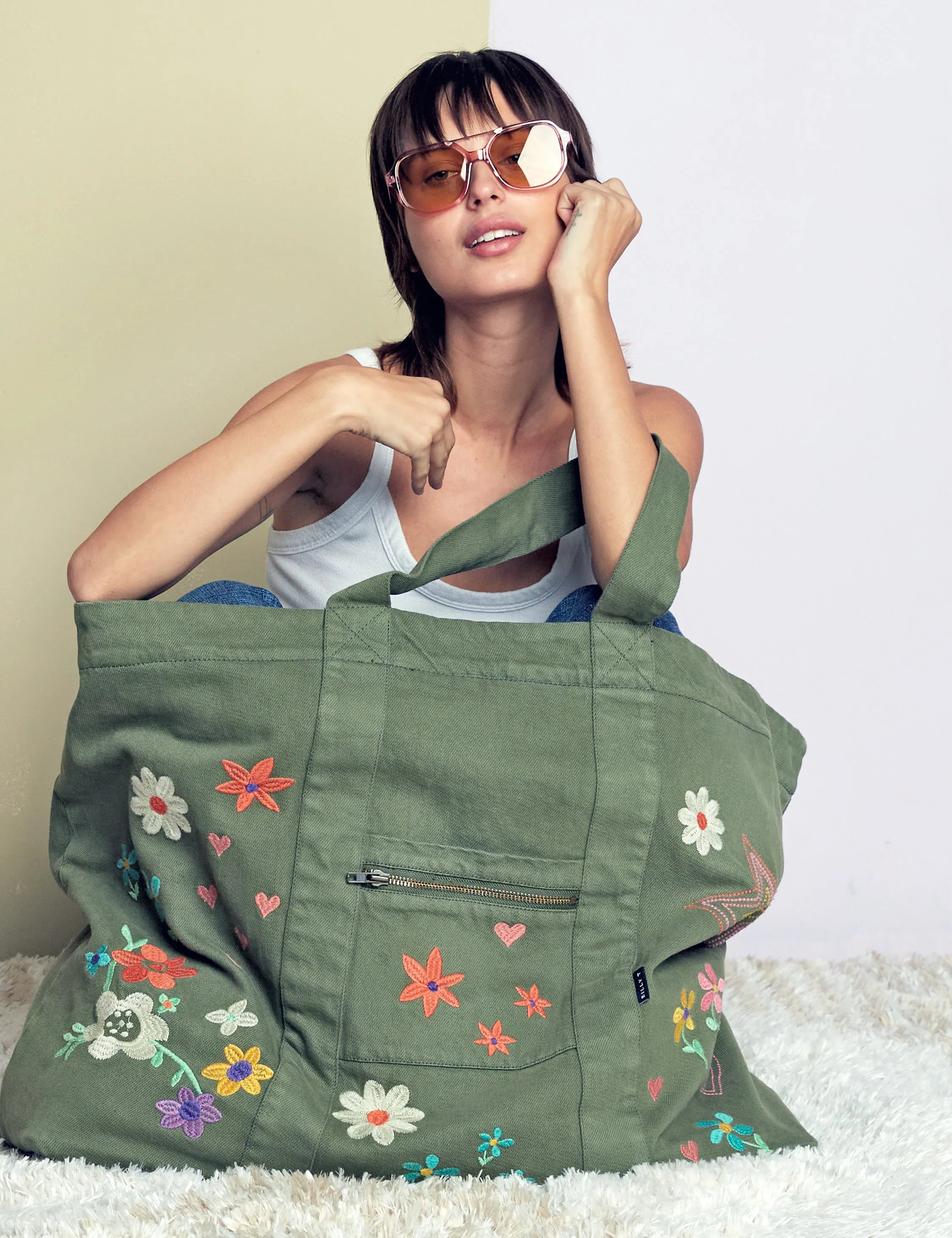 Really Big Green Tote Bag