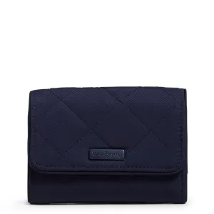 RFID Riley Compact Wallet - Classic Navy