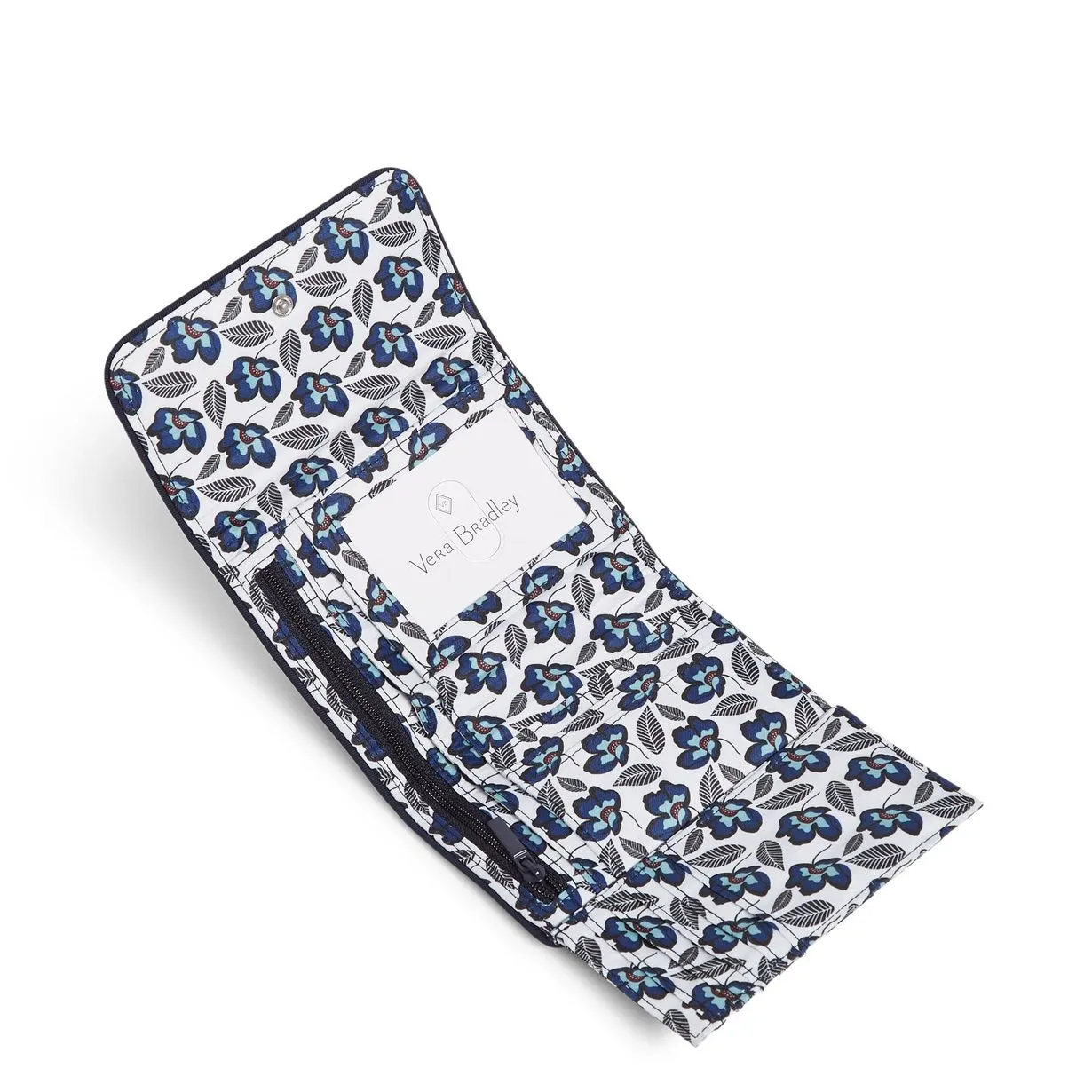 RFID Riley Compact Wallet - Classic Navy