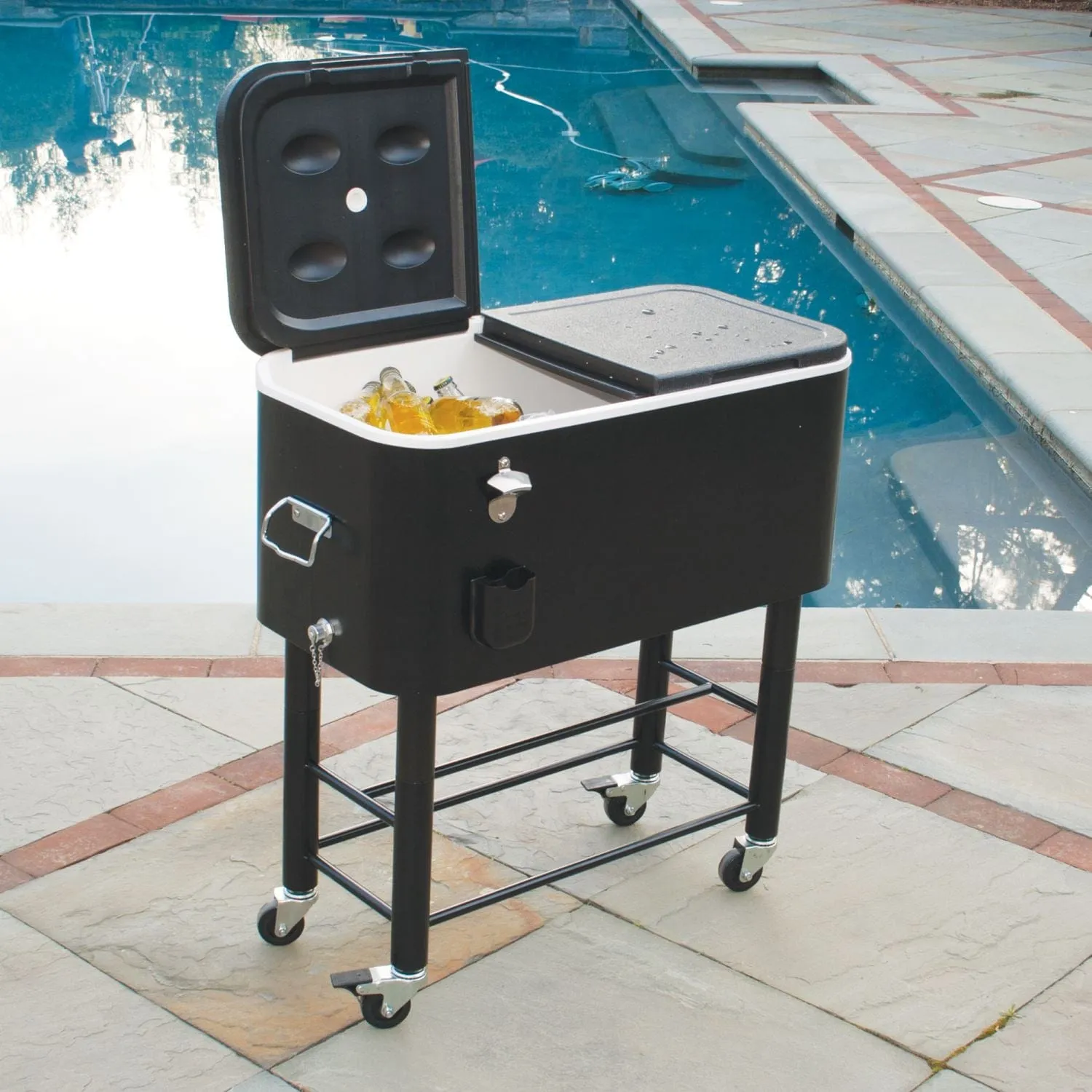 RIO Gear | Entertainer Rolling Party Cooler 77 Qt.