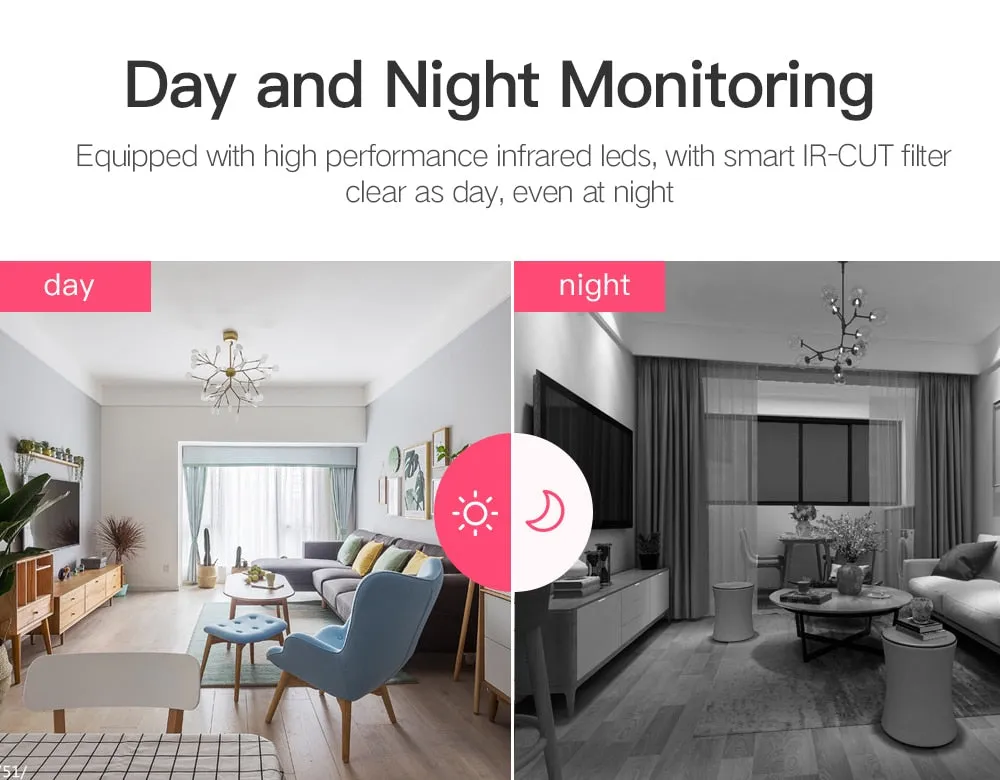 SDETER 1080P 720P IP Camera Security