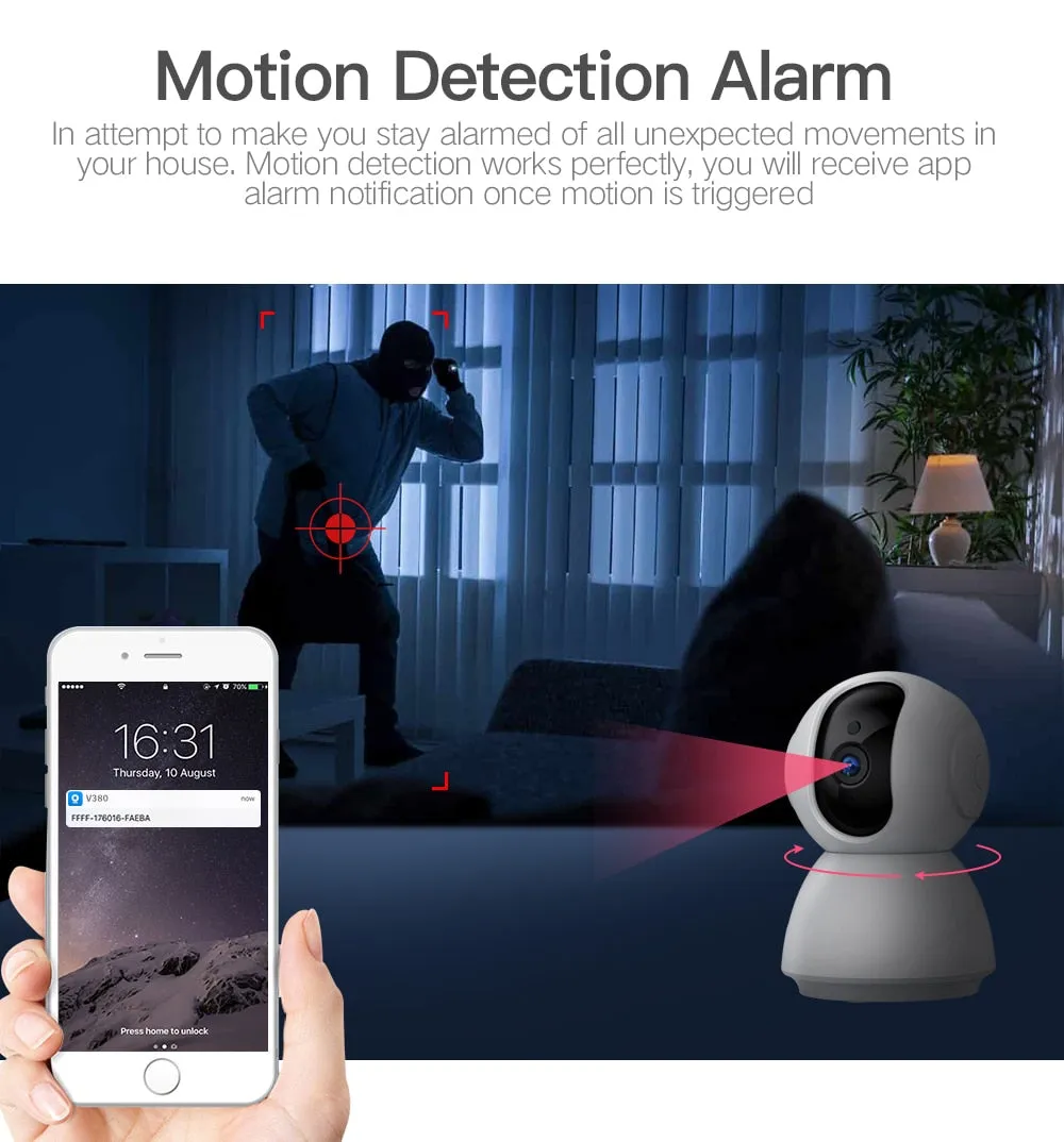 SDETER 1080P 720P IP Camera Security
