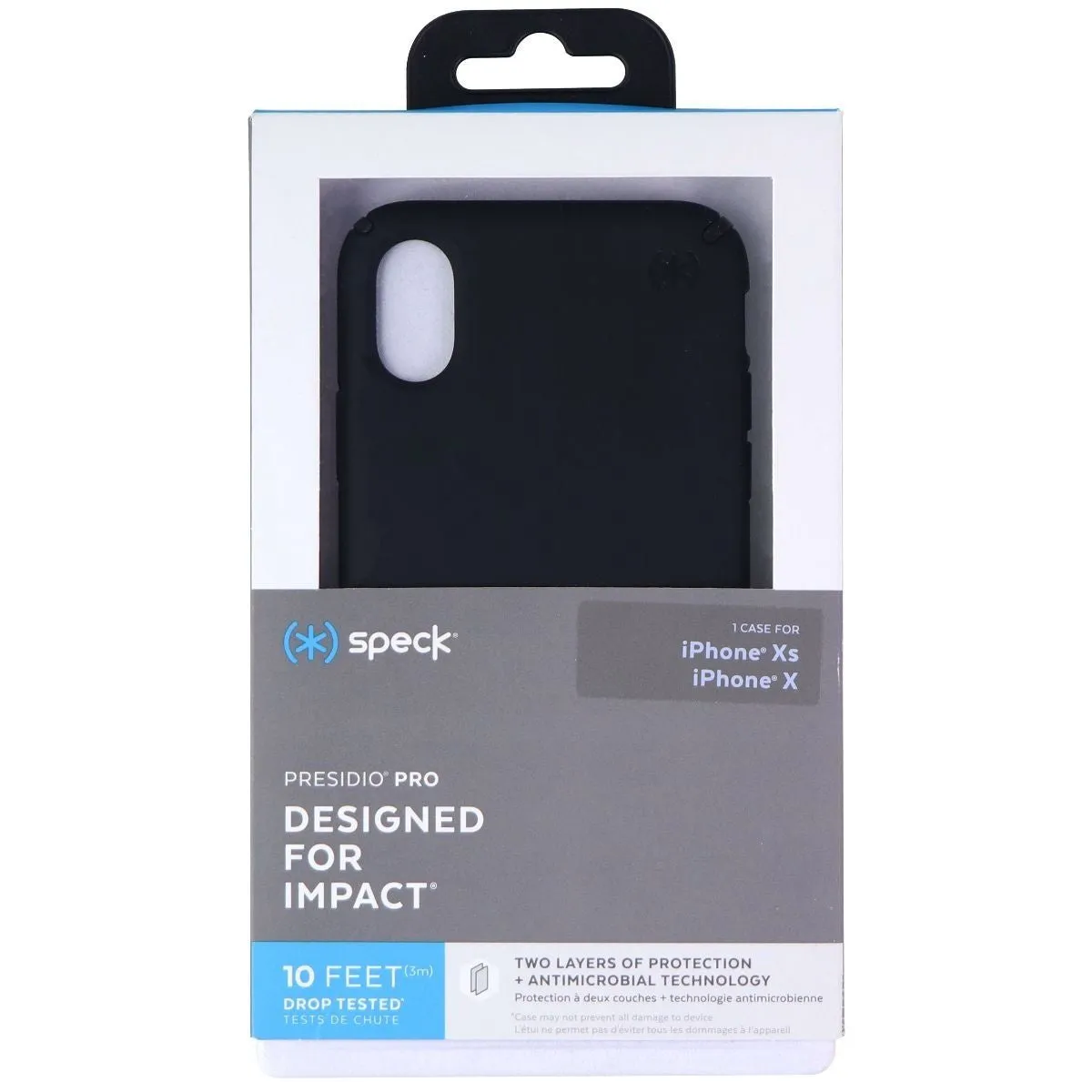 Speck Presidio PRO Series Hard Case for Apple iPhone Xs & iPhone X - Black