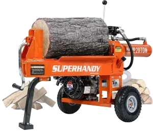 Super Handy GCAO023 Log Splitter 20-Ton Horizontal Portable Gas 7HP Engine New Canada Only