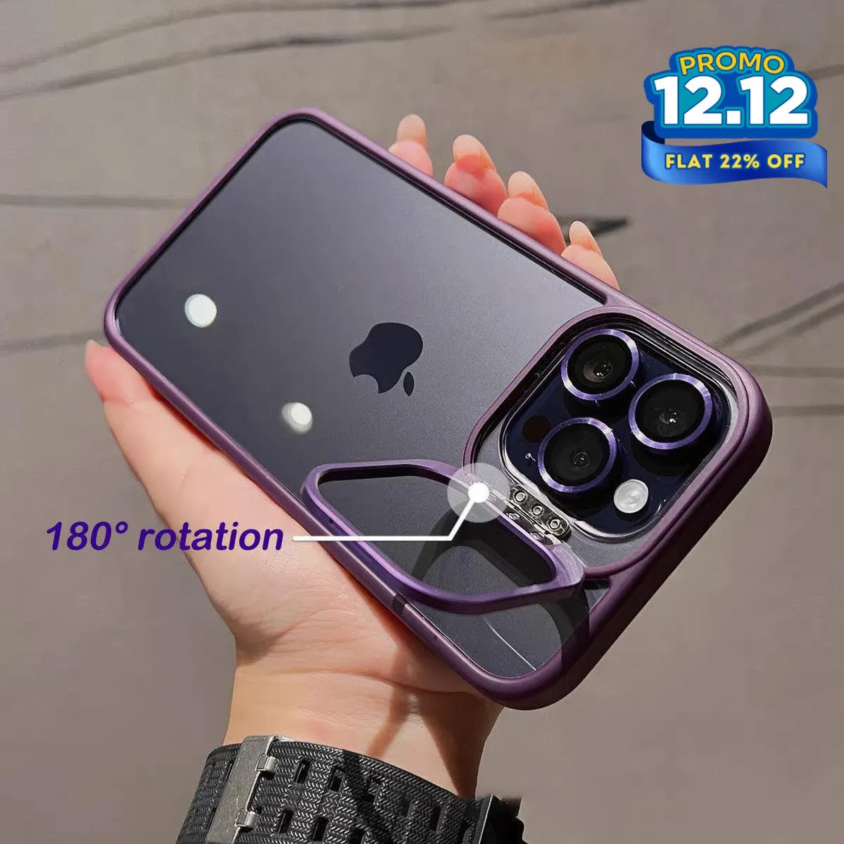 Transparent Lens Ring iPhone Case