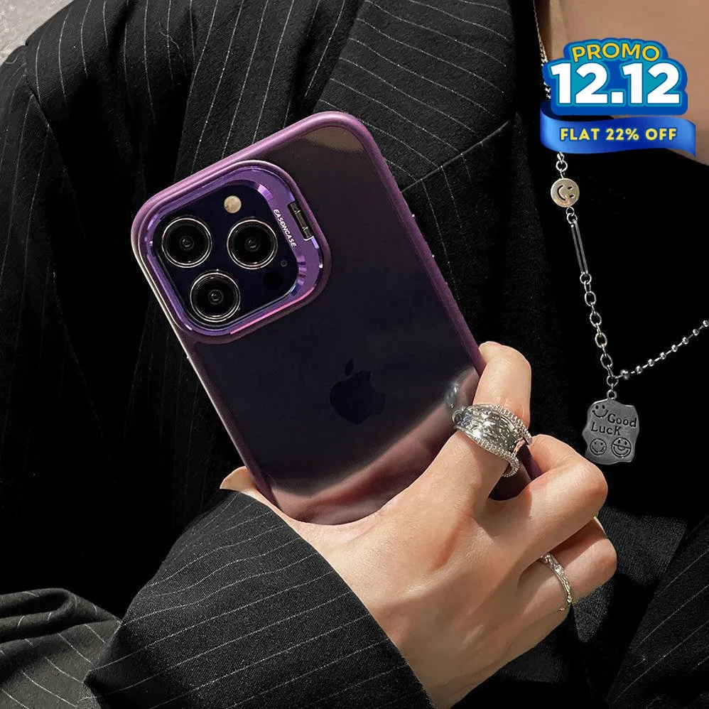 Transparent Lens Ring iPhone Case