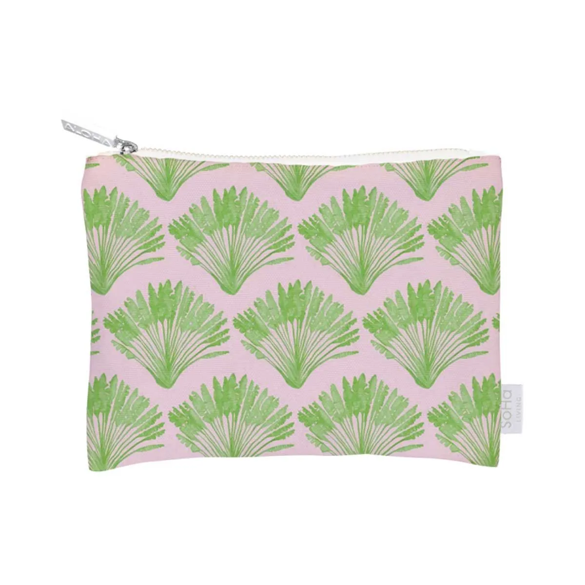 Travelers Palm Zipper Tote