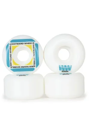 WAYWARD WHEELS 101A WAYPOINT FORMULA 53MM - WHITE/BLUE